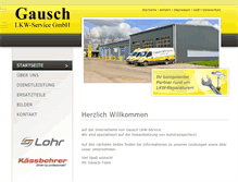 Tablet Screenshot of gausch-lkw.de